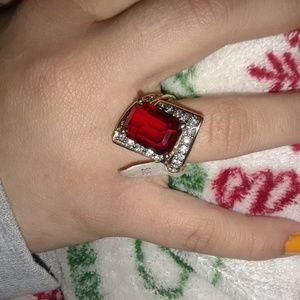 Single Stone Jewelry Rose Gold Plat